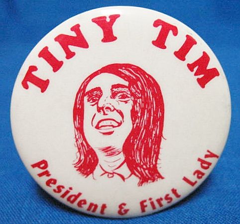 Tiny Tim was a ukulele player and singer who was big in the late 60s and was